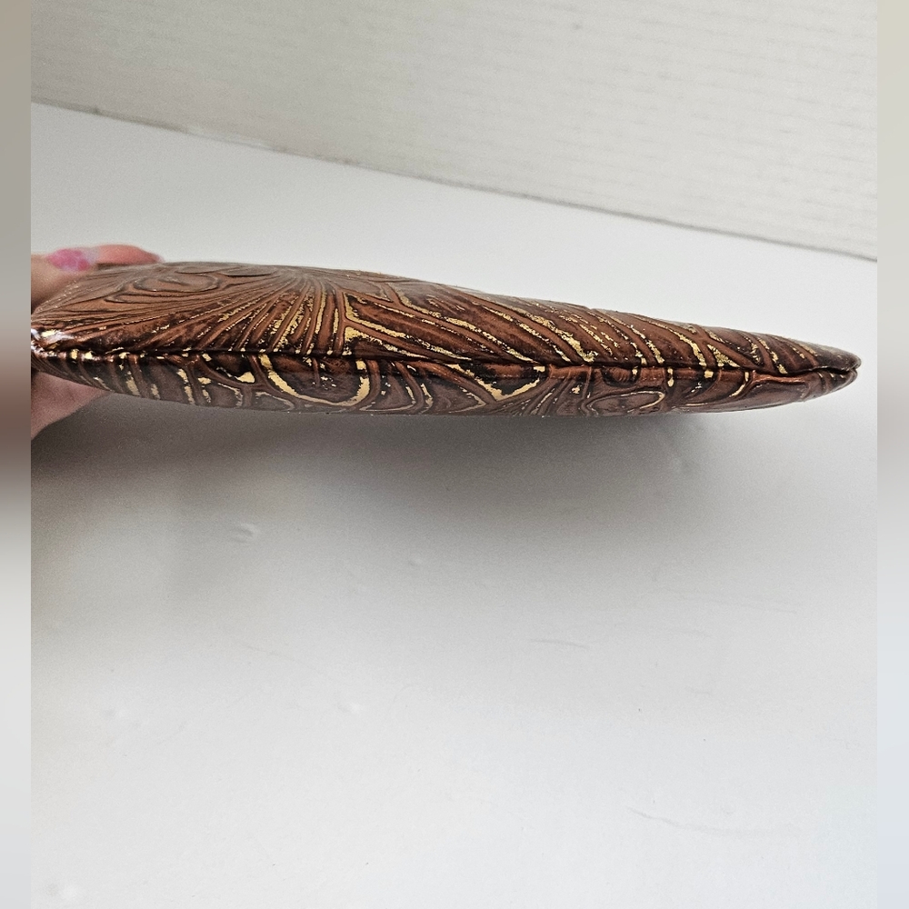 Patricia Nash brown leather wristlet‎ - Picture 8 of 9